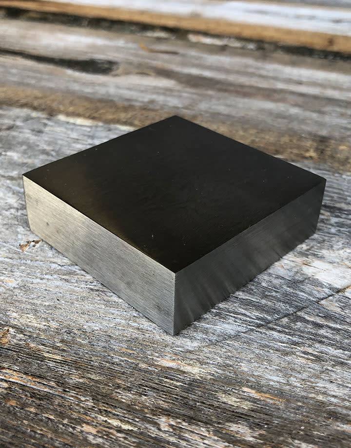 12.317 = Steel Bench Block Anvil 2-1/2'' x 2-1/2'' x 3/4''