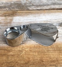 Grobet USA EL9608 = Jewelers' Loupe 20x Magnification with LED Light