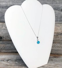 DCH6676 = Leatherette Padded Necklace Easel 10-3/4"H