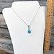 DCH6678 = WHITE LEATHERETTE NECKLACE EASELS PADDED  6-1/2'' X 8''H