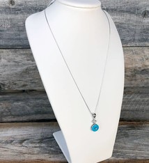 DCH6827 =  Leatherette Necklace Bust 10-3/8'' H