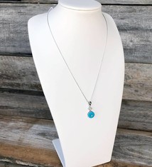 DCH6828 = Leatherette Necklace Bust 11-7/8'' H