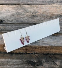 DER6247 = LEATHERETTE EARRING/PENDANT DISPLAY 6 PAIR