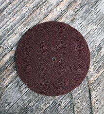 10.01100 = Aluminum Oxide Pinhole Sanding Disc Fine (120grit) 1-1/2"  (Pkg of 100)