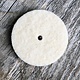 17.376 = Felt Midget Buff 1'' Soft Square Edge Wheel (Pkg of 25)