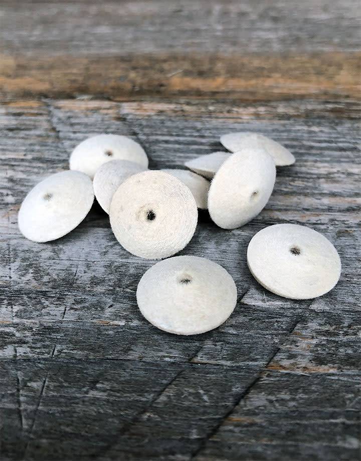17.483= Felt Buff 5/8" Hard Knife Wheel  (Pkg of 10)
