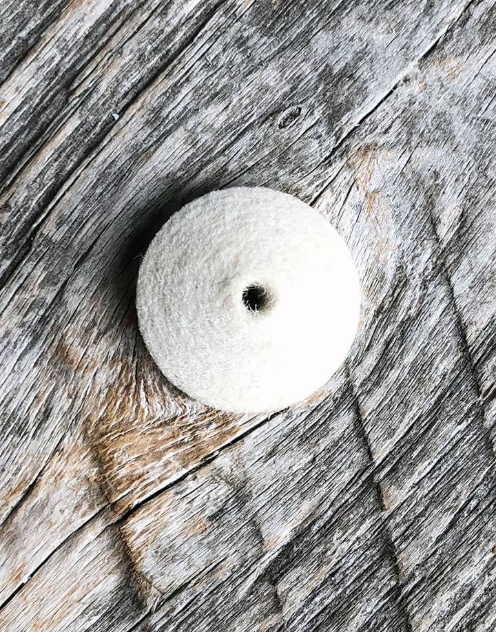 17.483= Felt Buff 5/8" Hard Knife Wheel  (Pkg of 10)
