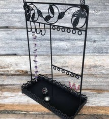 DCO4214B = Fancy Multi Bar Combination Wire Display Black