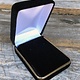 DBX1612P = Black Rich Velvet Small Pendant Box with Goldtone Trim (Each)