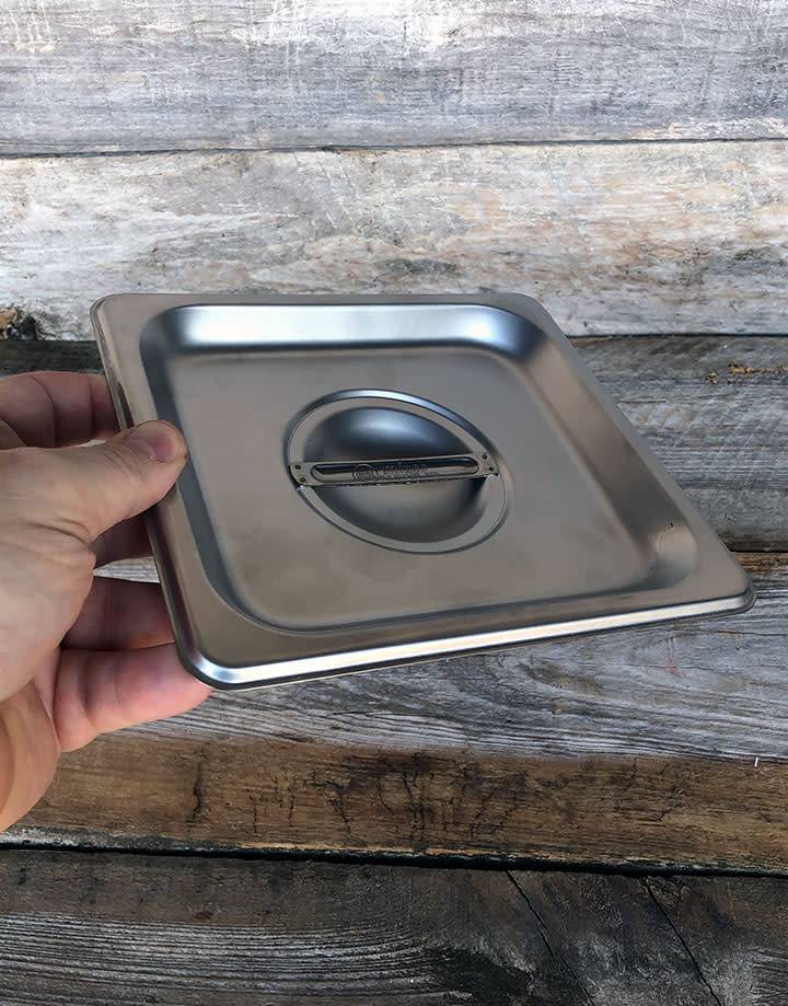 CA2970C = STAINLESS LID for 7'' x 6-1/2'' STAINLESS STEEL PAN