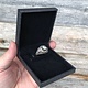 DBX6010 = Slim Proposal Engagement Ring Box Grey/Black