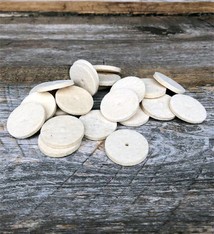 17.371 =  Felt Midget Buff 1'' Hard Square Edge Wheel (Pkg of 25)