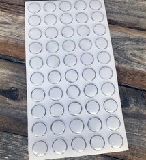 DST2450 = Gem Jar Tray Insert 50 Jars White