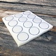 DST2412 = Gem Jar Tray Insert 12 Jars White