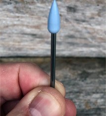 EVE Abrasives ST4282 = Mounted Silicone Point 5.5x15mm Fine Blue (Pkg of 5)