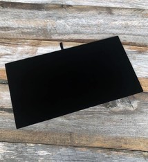 DIS1910 = ECONOMY  VELVET TRAY INSERT PAD BLACK