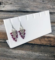 DER6246 = LEATHERETTE EARRING/PENDANT STANDS 3 PAIR