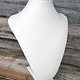 DCH6867 = White Leatherette Necklace Display 12-3/4''H x 8-3/4''W