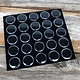 DST2525 = Gem Jar Tray Insert with 25 Jars in Black