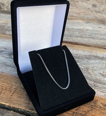 DBX1215 = Black Value Velvet Small Pendant Box (Each)