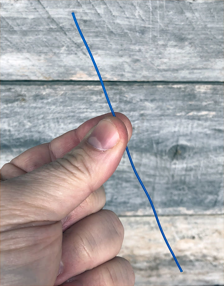 CA790-18 = Wax Wire Blue ROUND 18ga