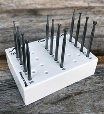 Panther Burs 77.2898 = CUP BUR SET TUNGSTEN/VANADIUM (1.0 to 2.9mm) 12pcs