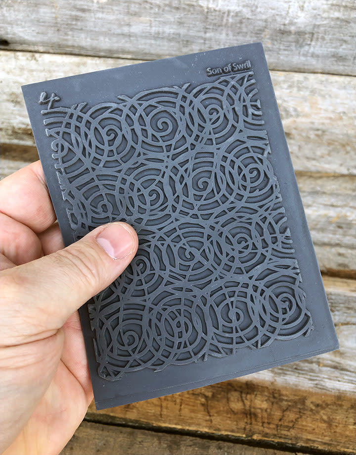 PN4769 = Texture Stamp - Son of Swirl by Lisa Pavelka