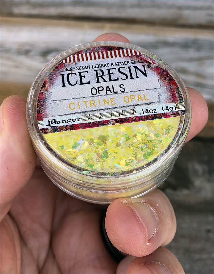 CE775 = Ice Resin Citrine Opal