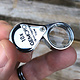 GemOro EL401 = 10X Triplet Loupe Silver Tone