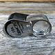 GemOro EL401 = 10X Triplet Loupe Silver Tone