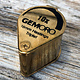 GemOro EL403 = 10X Triplet Loupe Gold Tone