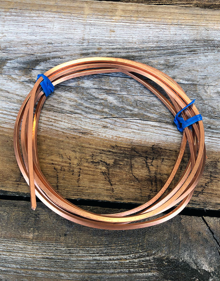 CSW10 = Copper Square Wire 10ga 2.59mm Soft (Approx 5ft)