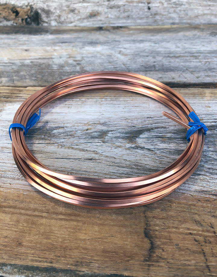 CSW12 = Copper Square Wire 12ga 2.1mm Soft (Approx. 9.9ft)