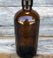 ET1006-01 = AMBER GLASS BOTTLE 500ml with POLYSEAL CAP