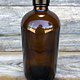 ET1006-01 = AMBER GLASS BOTTLE 500ml with POLYSEAL CAP