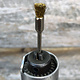 BU1451 = BRASS MOUNTED END BRUSH 1/4''dia STRAIGHT - 3/32'' mandrel (Doz)