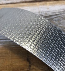 ASP4120 = Patterned Aluminum Sheet ''Wacky Windows'' 2'' x 6'' 20ga