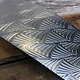ASP3920 = Patterned Aluminum Sheet ''Tropical Fern'' 2'' x 6'' 20ga