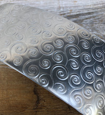 ASP3320 = Patterned Aluminum Sheet ''Gust of Wind'' 2'' x 6'' 20ga