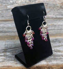 DER002 = Black Value Velvet Earring Stand with Flap (Pkg of 3)