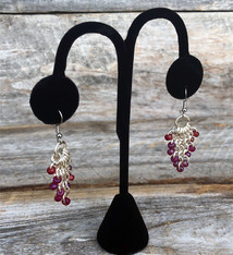 DER1241 = Black Value Velvet Earring Display 5-1/4'' high (Pkg of 3)