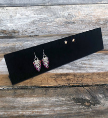 DER1247 = Black Value Velvet Earring or Pendant Stand
