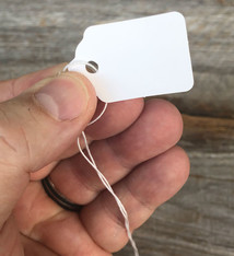 DTA1206 = Paper String Tag 7/8'' x 1-1/4'' White (Pkg of 1000)