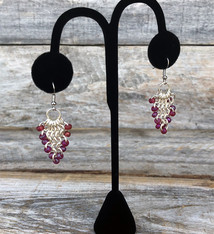 DER1249 = Black Value Velvet Earring Display 6-1/4'' high  (Pkg of 3)