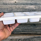 DIS6812 = Plastic Tray Insert 12 Spaces 1-3/8'' Deep - White (Pkg of 3)