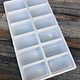 DIS6812 = Plastic Tray Insert 12 Spaces 1-3/8'' Deep - White (Pkg of 3)