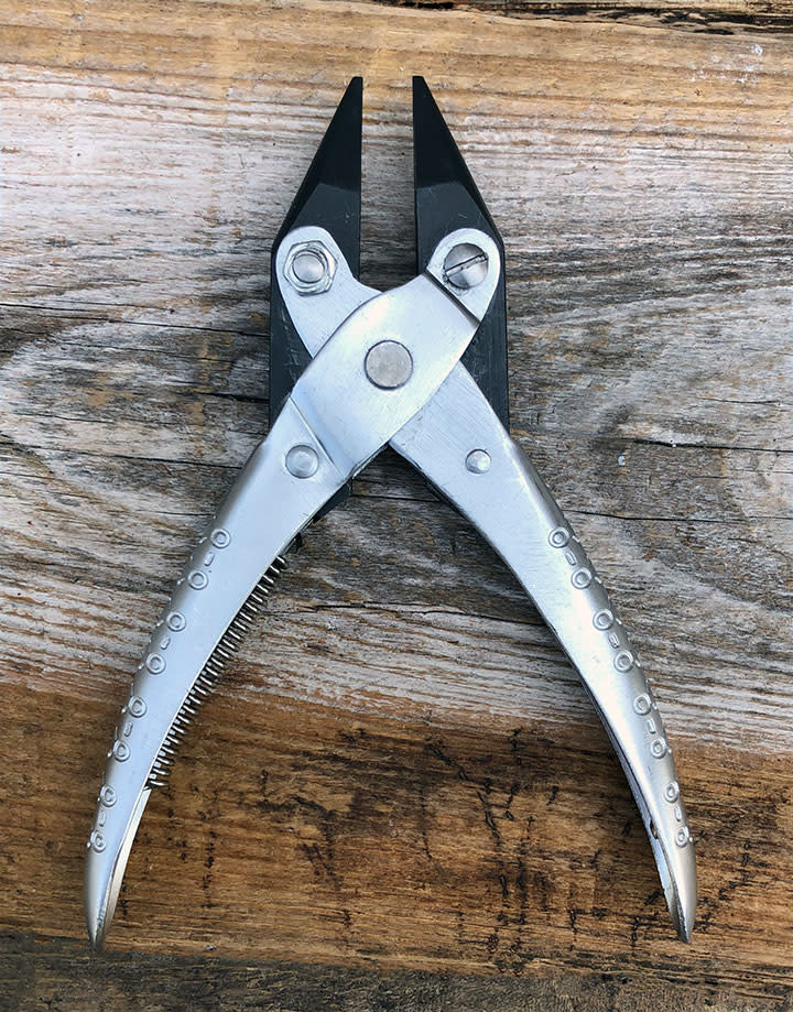 PL8670 = Parallel Pliers with Flat Nose Brass Jaws - FDJ Tool