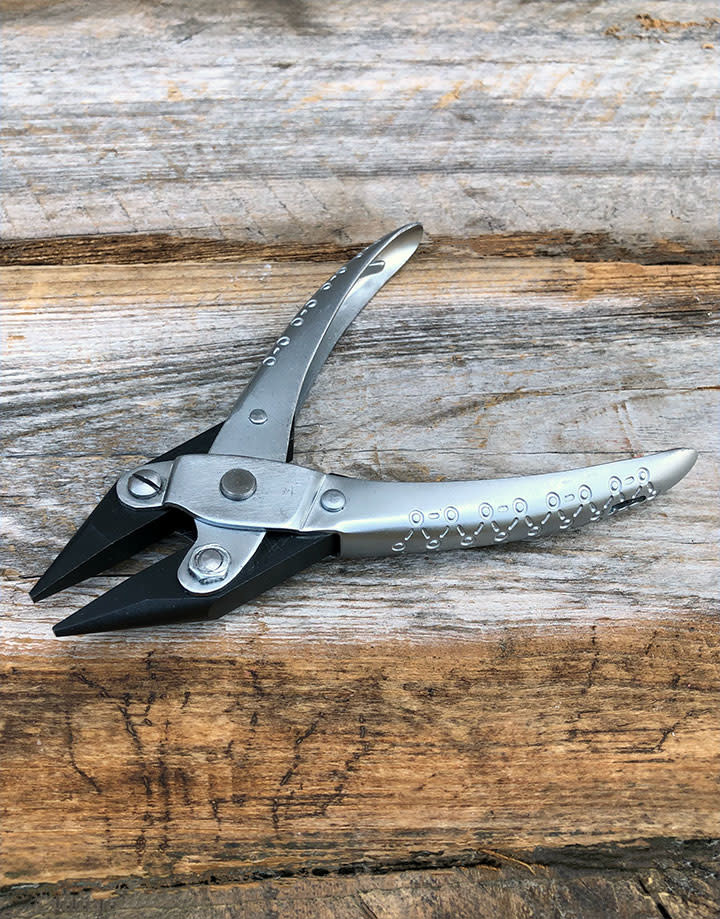 PL8670 = Parallel Pliers with Flat Nose Brass Jaws - FDJ Tool