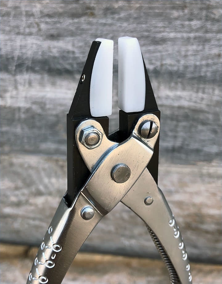 Locking Parallel Pliers with Nylon Jaws