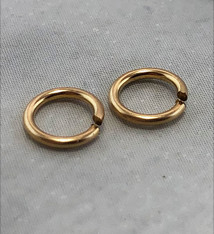 900F-4.0 = Jump Ring 3.8mm ID x .030'' Wire Gold Filled (Pkg of 10)